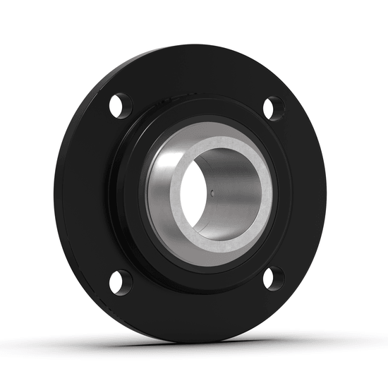 RME120-XL INA - Flanschlager-Gehäuseeinheit with white background