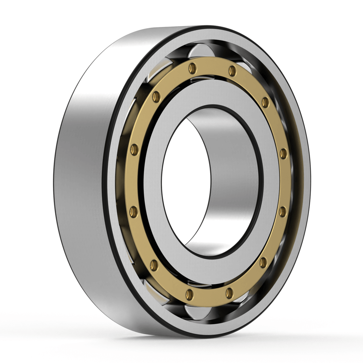 N318 ECM SKF - Zylinderrollenlager with white background